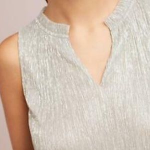 Anthropology NWT silver top